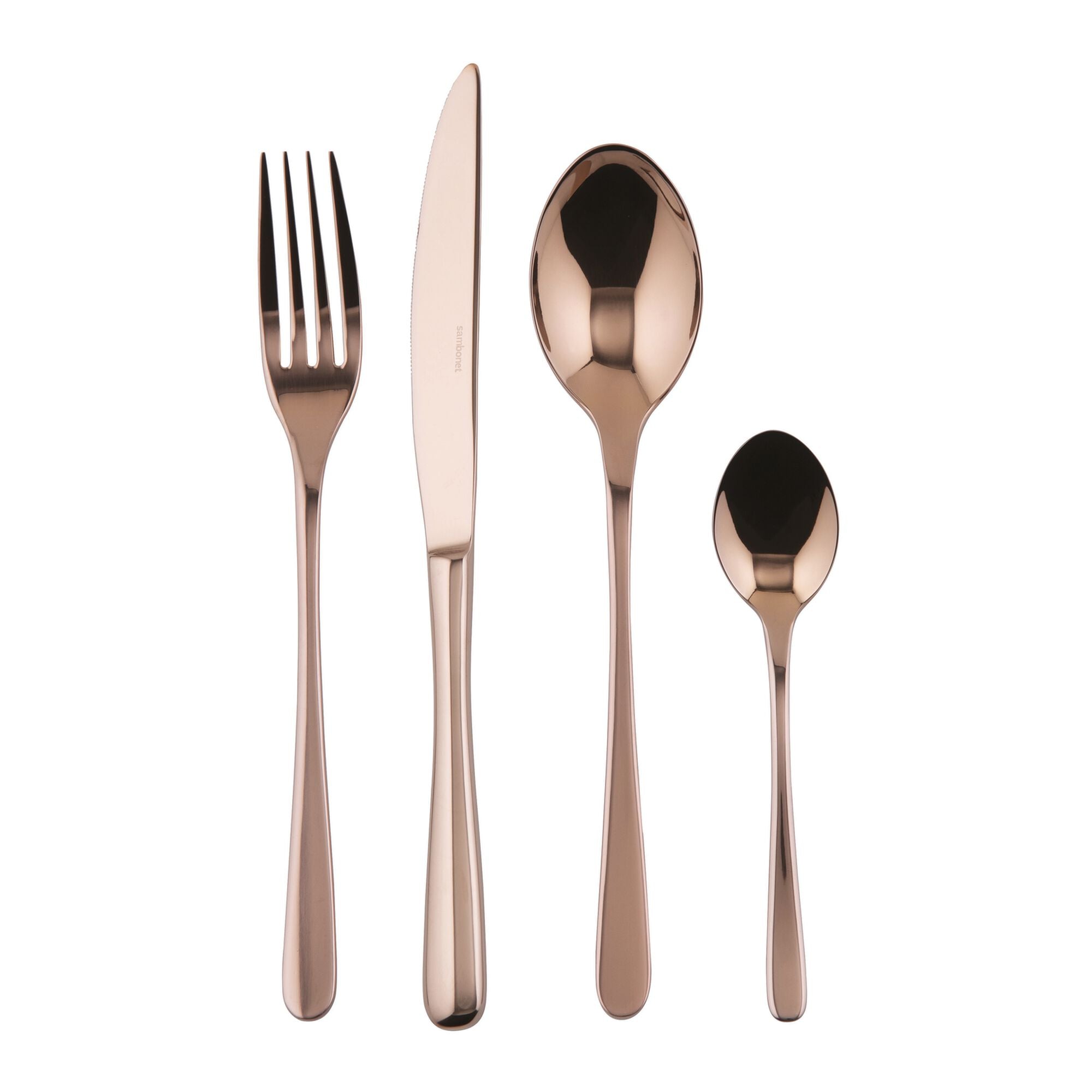 Servizio 24 Pz Monoblocco Taste Pvd Copper Sambonet