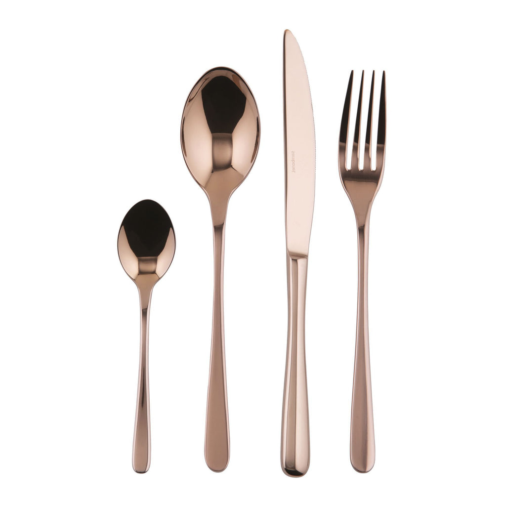 Servizio 24 Pz Monoblocco Taste Pvd Copper Sambonet