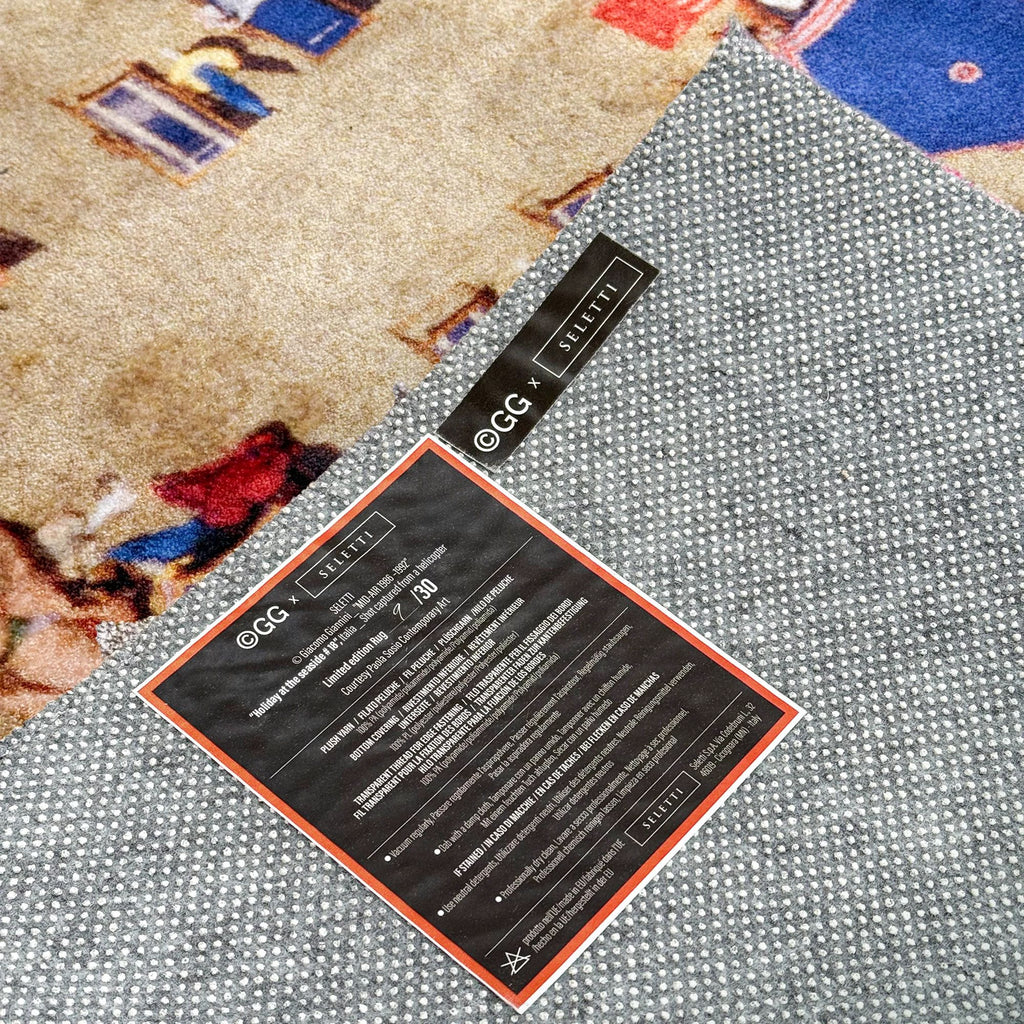 Holiday at the seaside # 18 Limited edition Rug of /30 pcs + 1 p.a. Seletti