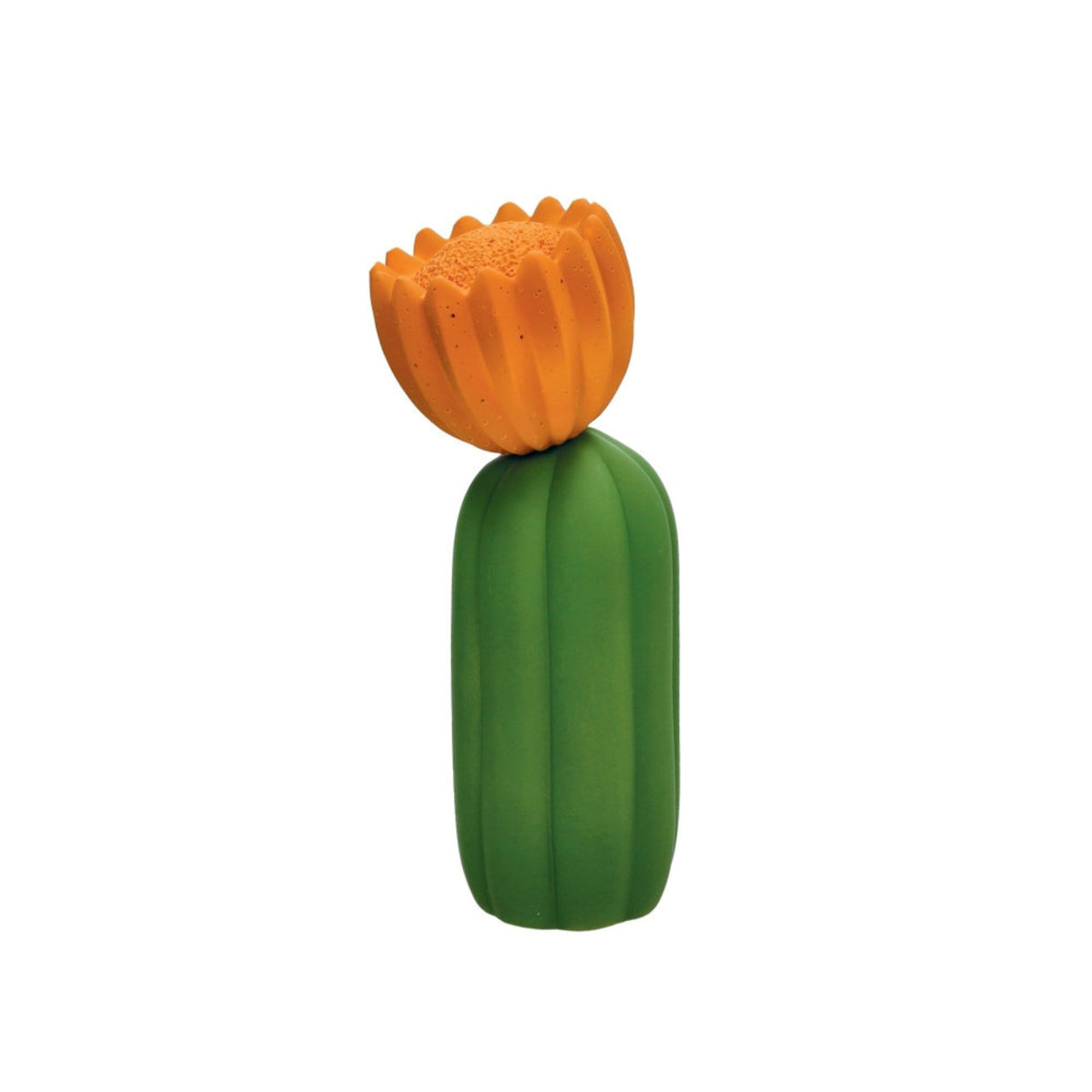Lampada Cactus Verde Con Fiore Arancio Brandani