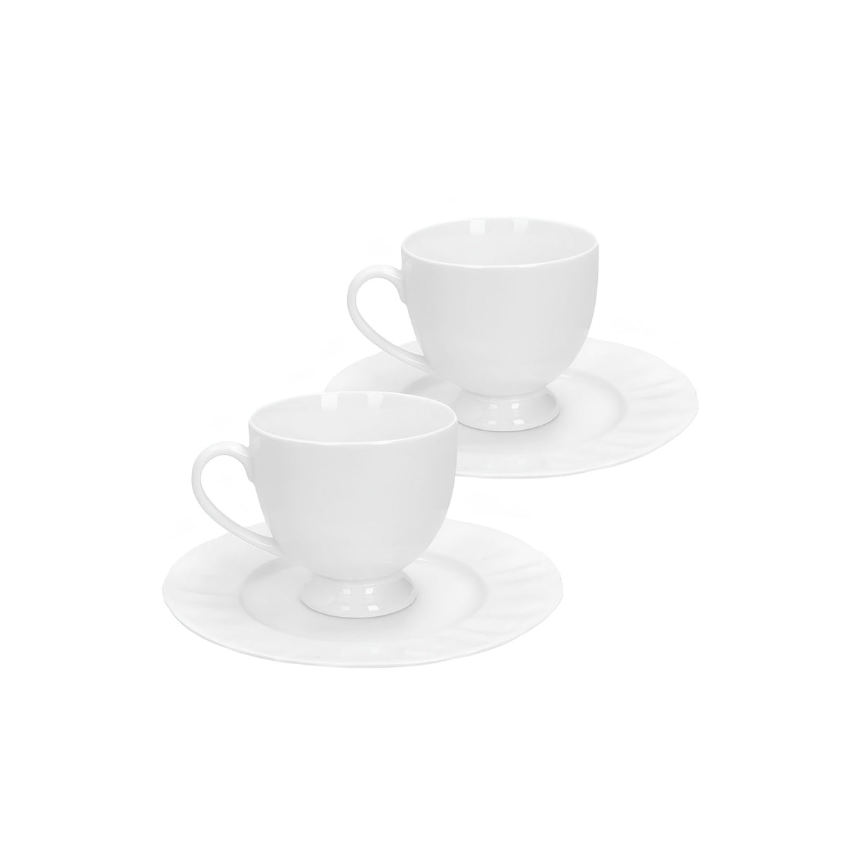 Tazzina Caffe` Georgette Set 2 Pz New Bone China Brandani