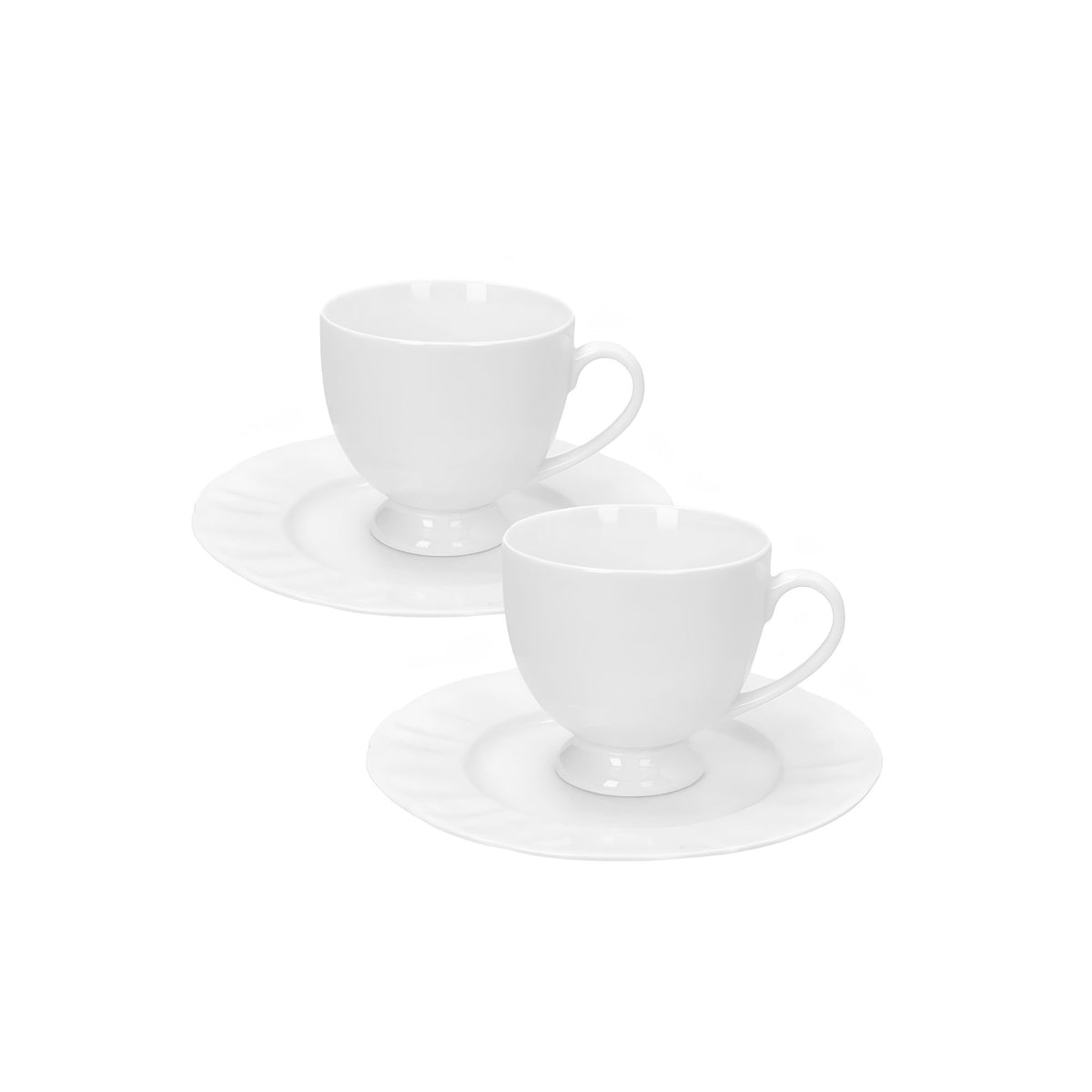 Tazzina Caffe` Georgette Set 2 Pz New Bone China Brandani