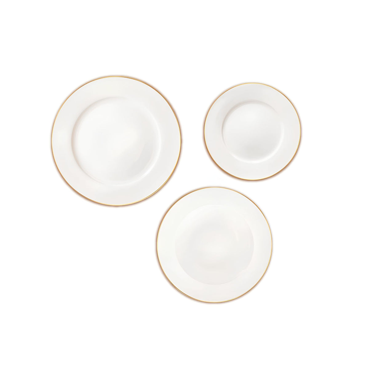 Tavola 18 Pz Filoro New Bone China Brandani