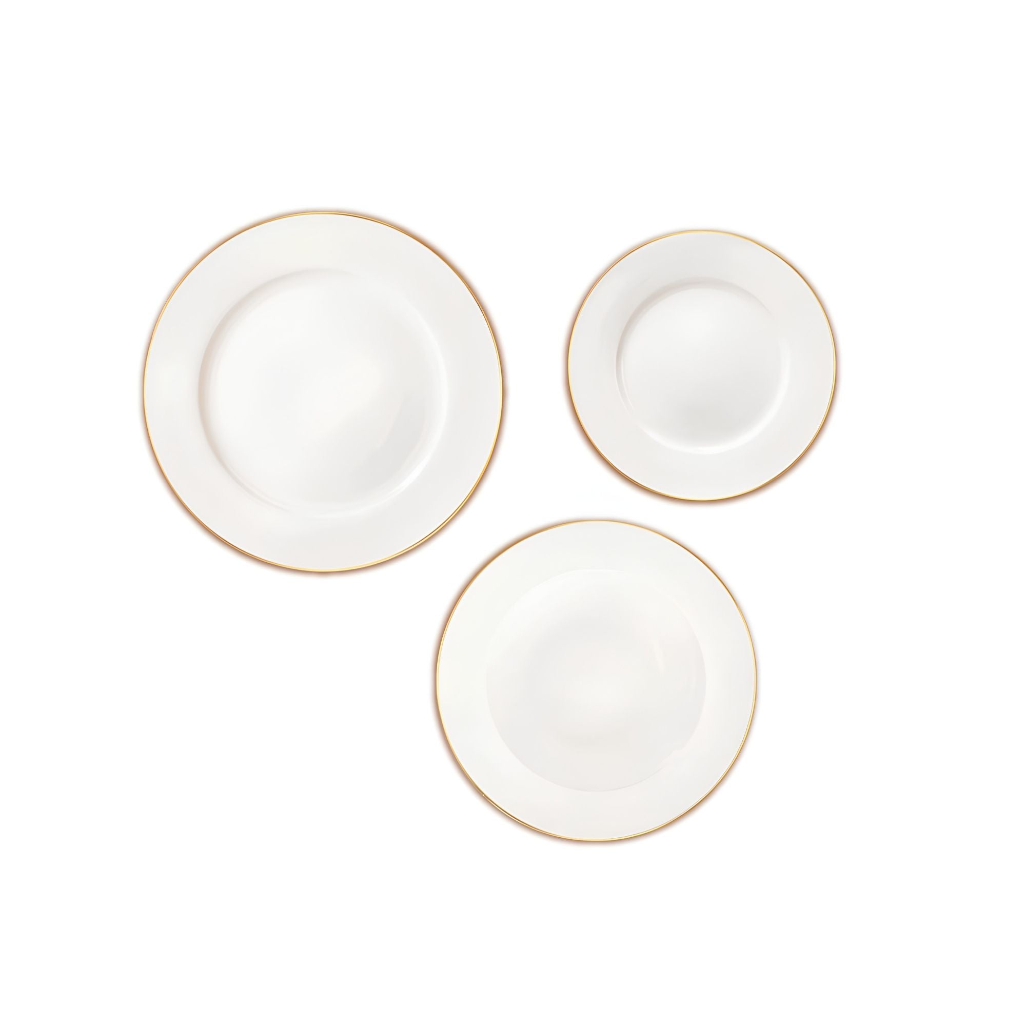 Tavola 18 Pz Filoro New Bone China Brandani