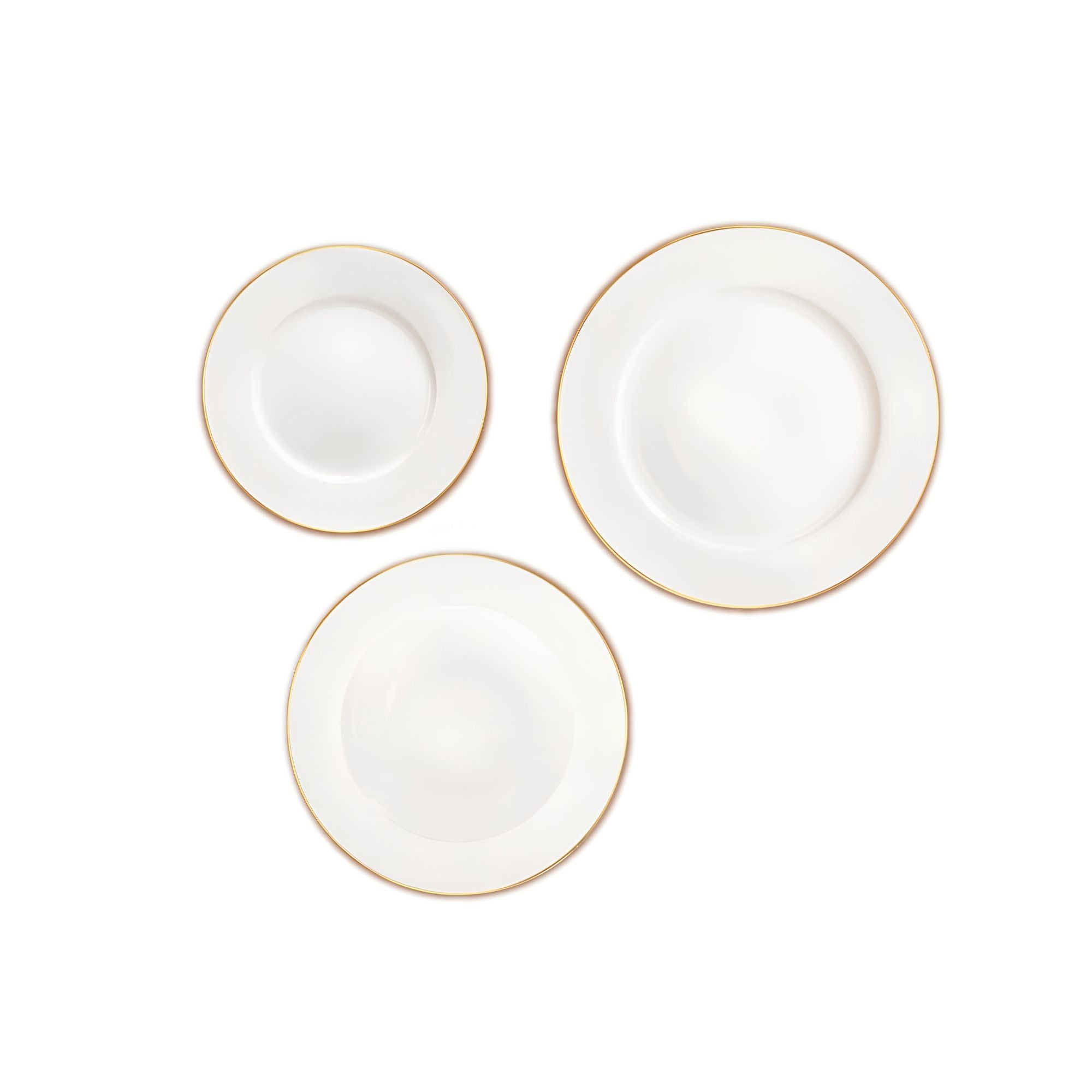 Tavola 18 Pz Filoro New Bone China Brandani