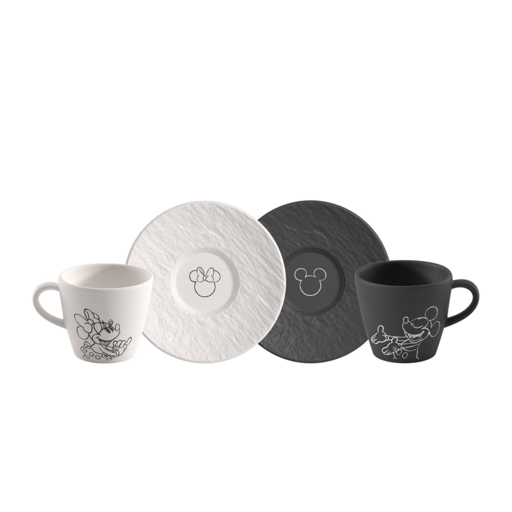 Manufacture - Mickey Mouse Tazzina da caffè con piattino Villeroy E Boch