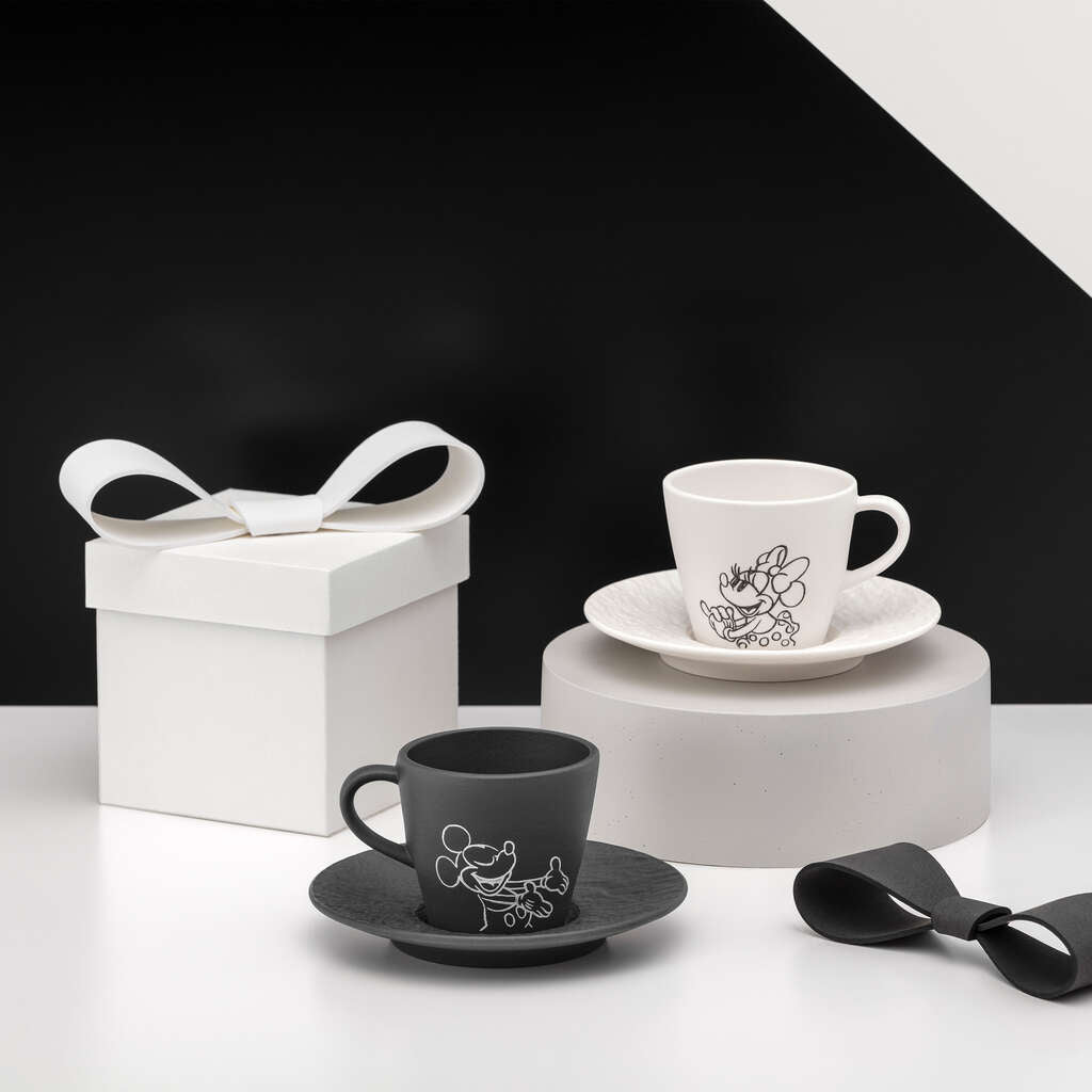 Manufacture - Mickey Mouse Tazzina da caffè con piattino Villeroy E Boch