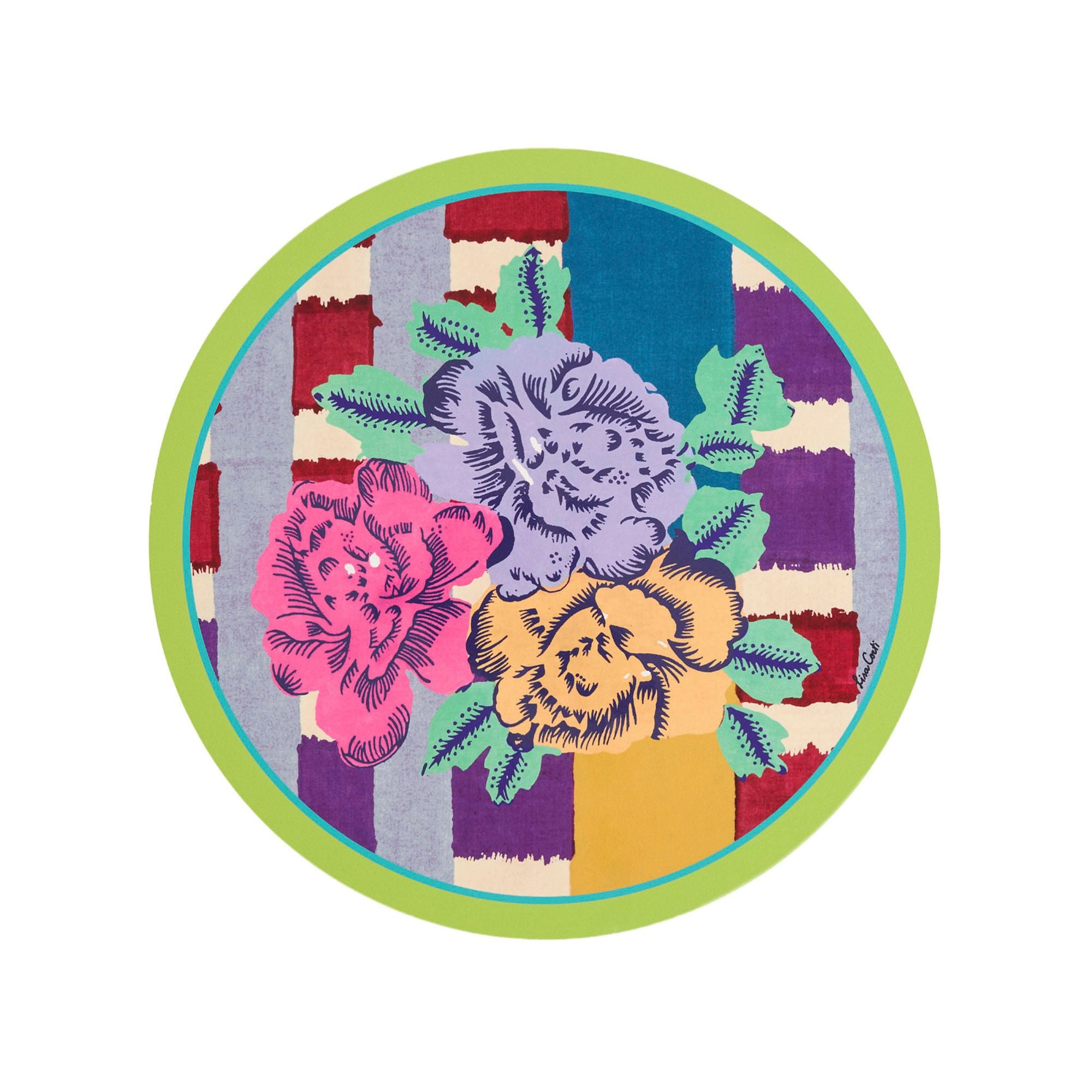 Place Mat Masonite Diam 39 Con Sughero Ankara Lisa Corti