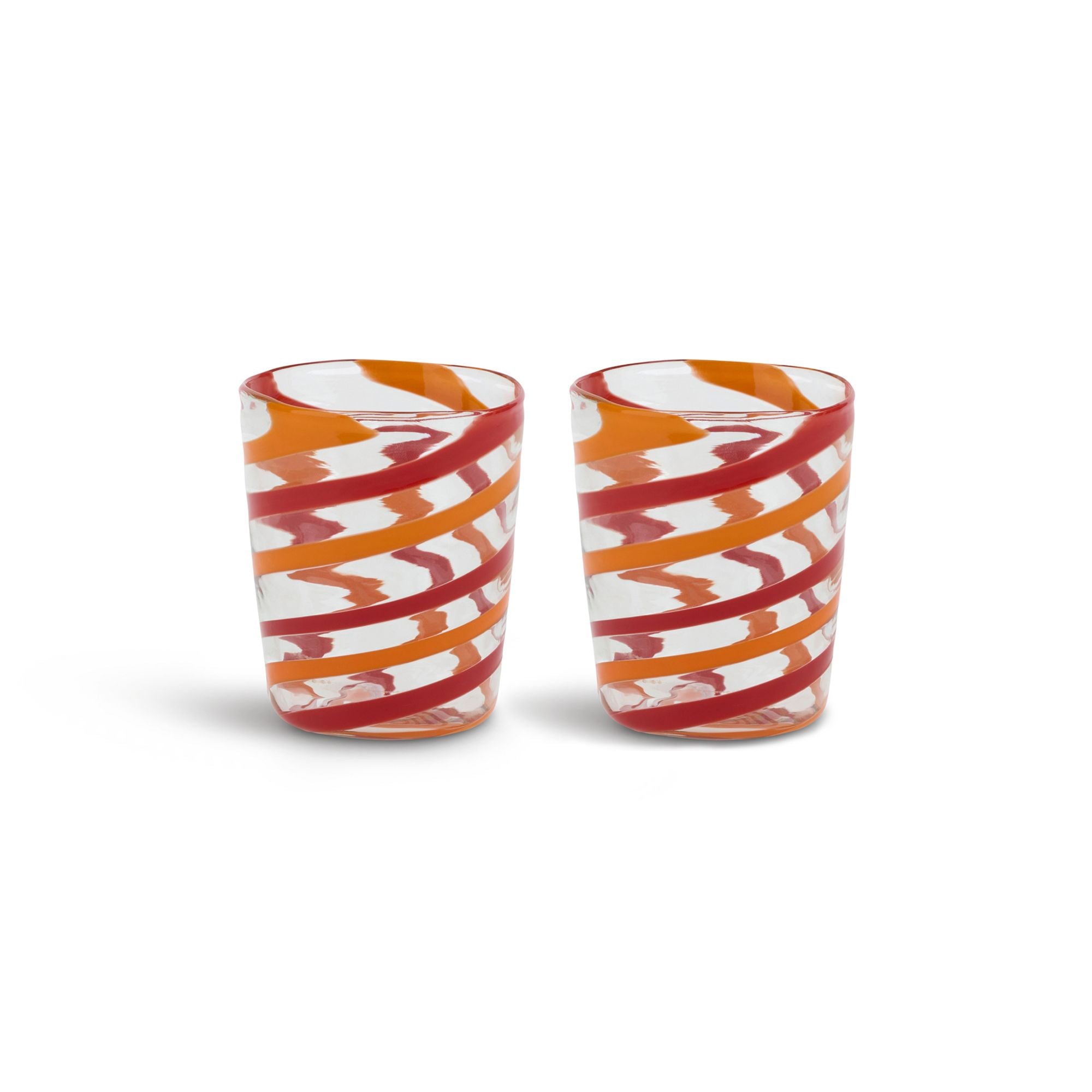 Decorative Glasses X 2 Canna Spiral Lisa Corti