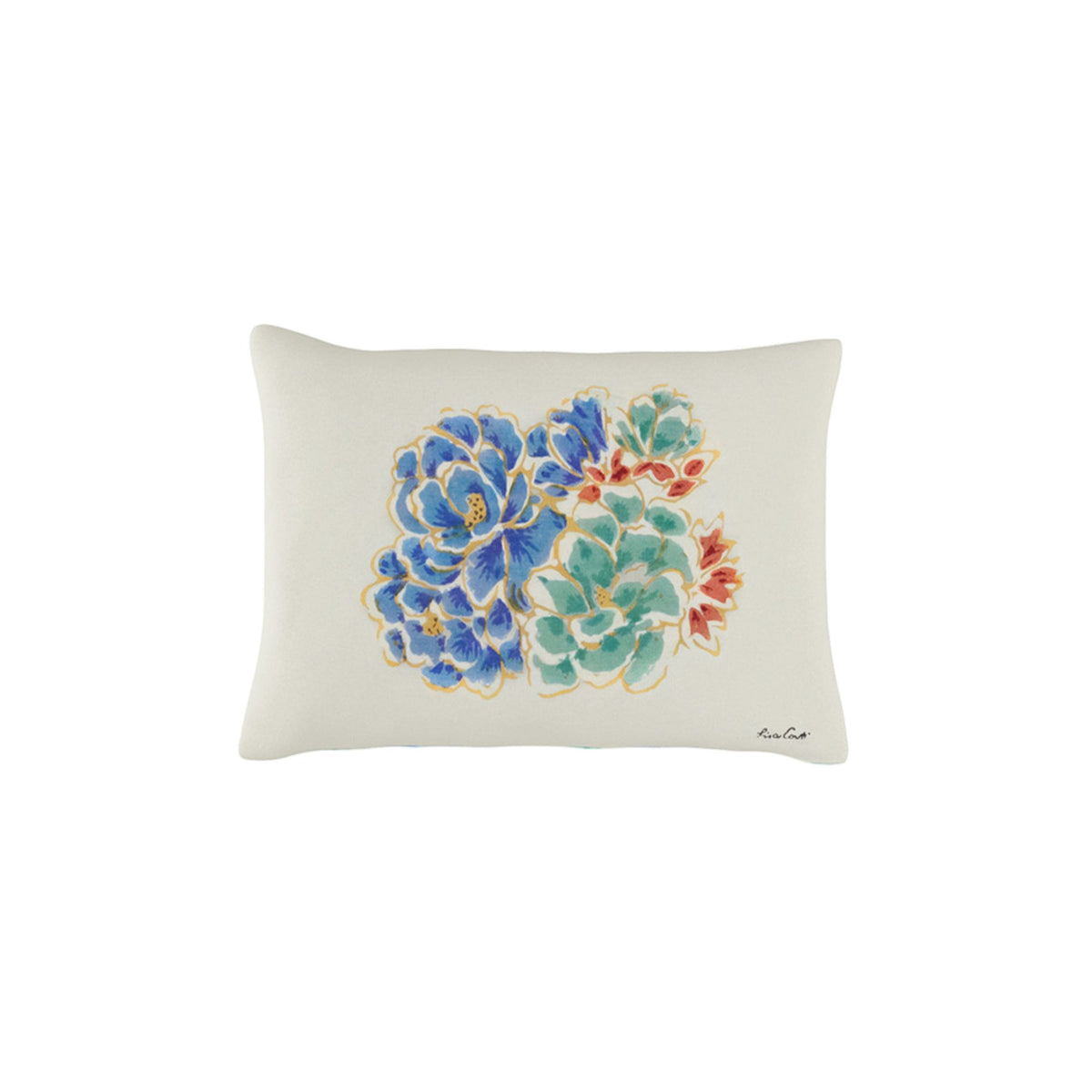 Cushion 30X40 Positano Red Tiles Lisa Corti