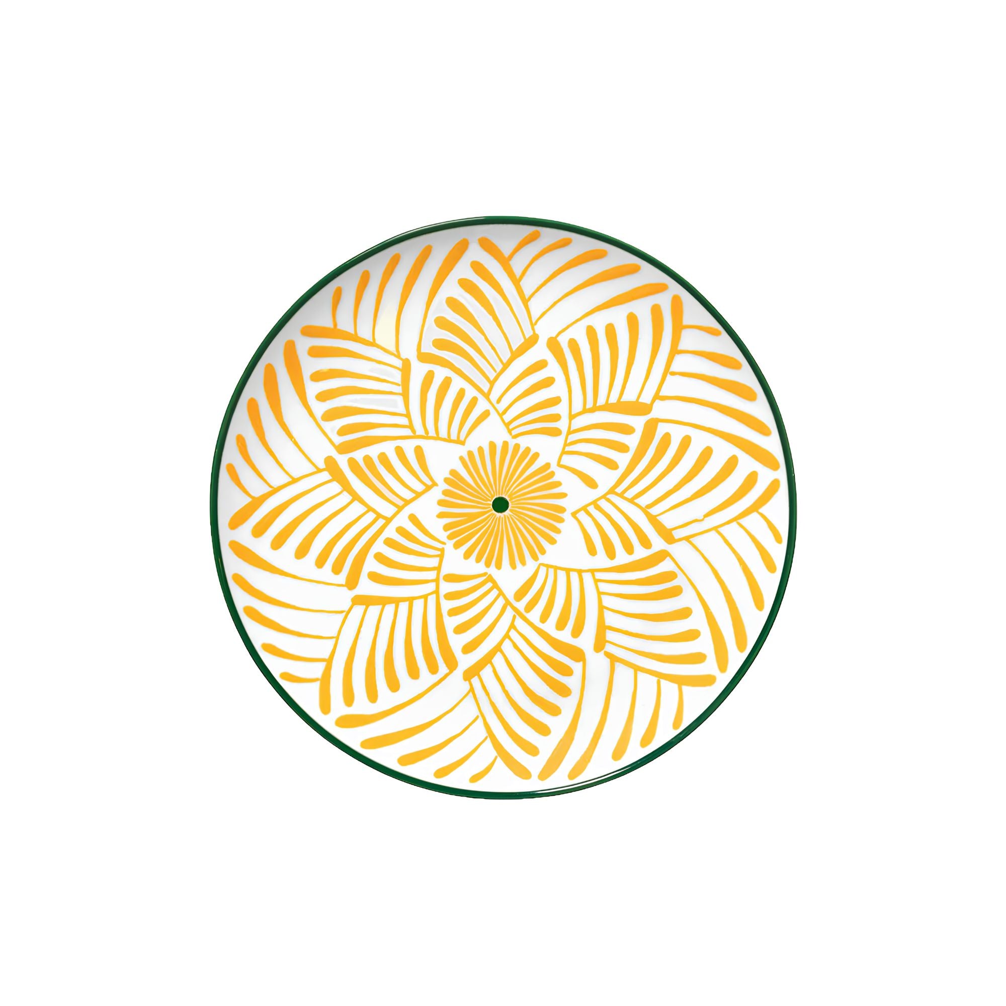 Set 4 Dinner Plate Yellow Green Bazaar Serax