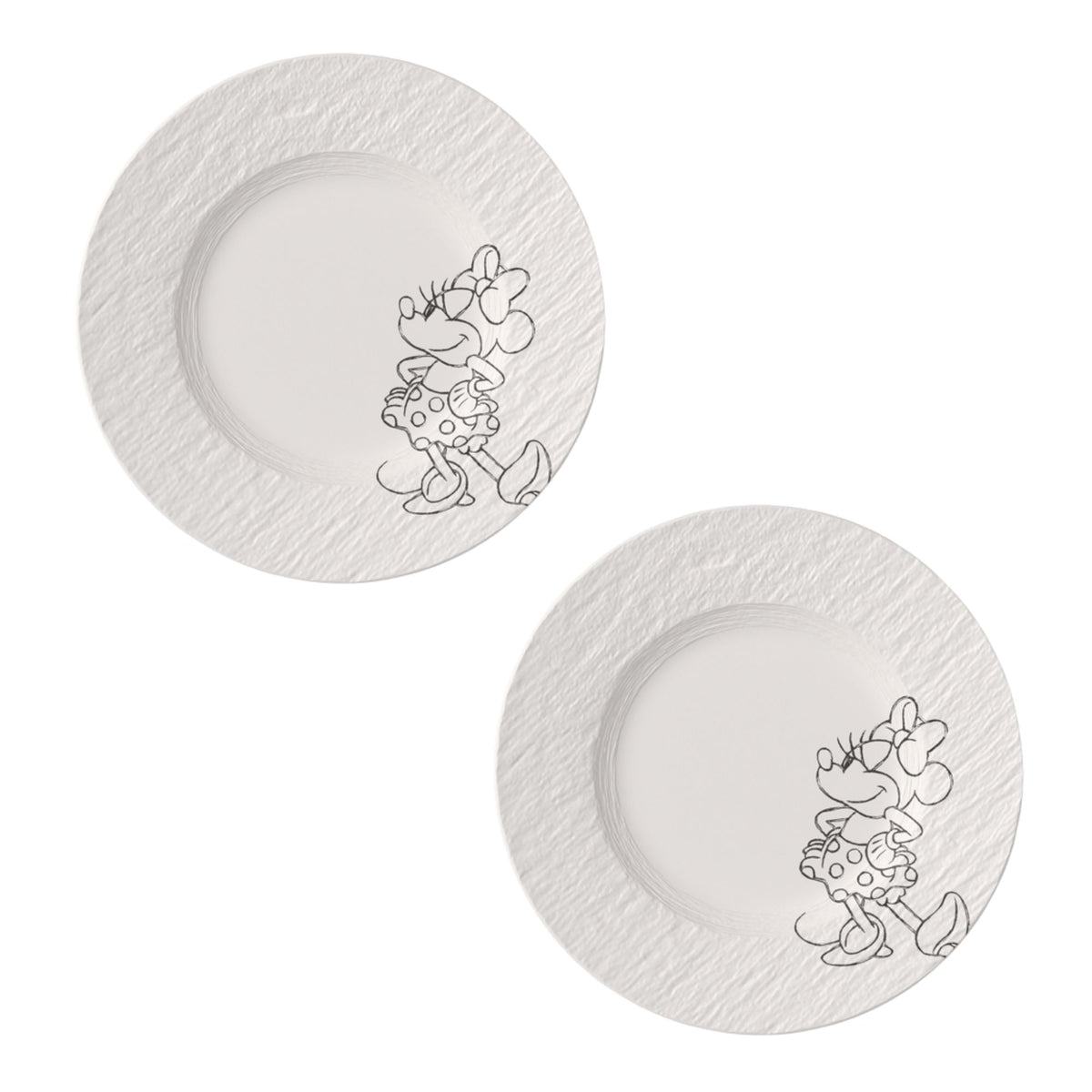 Set 2 Piatti Dessert Mickey Mouse Manufacture Villeroy E Boch