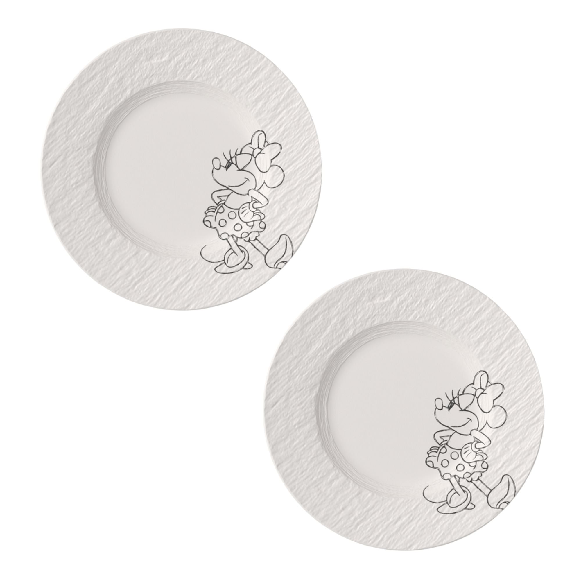 Set 2 Piatti Dessert Mickey Mouse Manufacture Villeroy E Boch