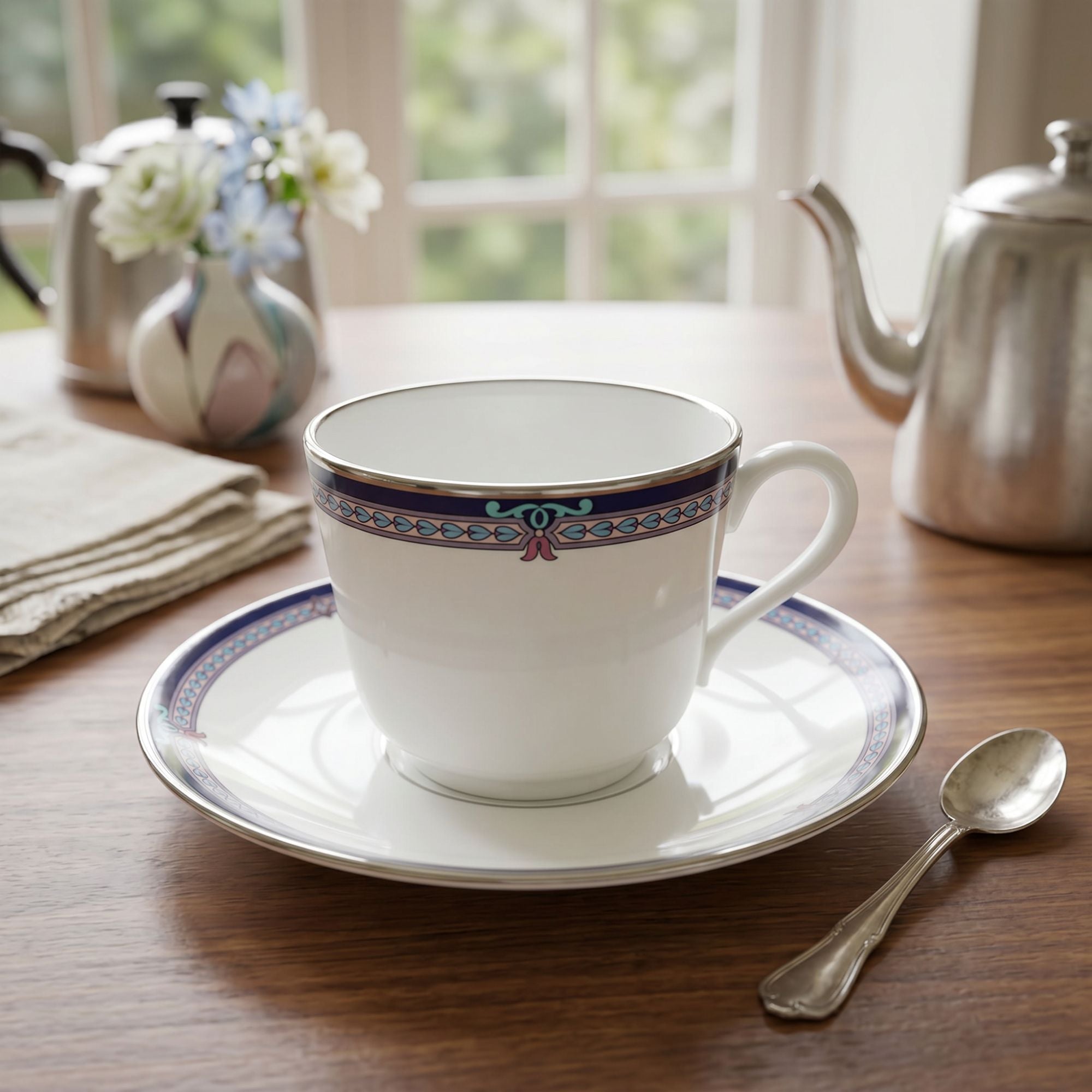 Tazza the con piattino Ginori 1735