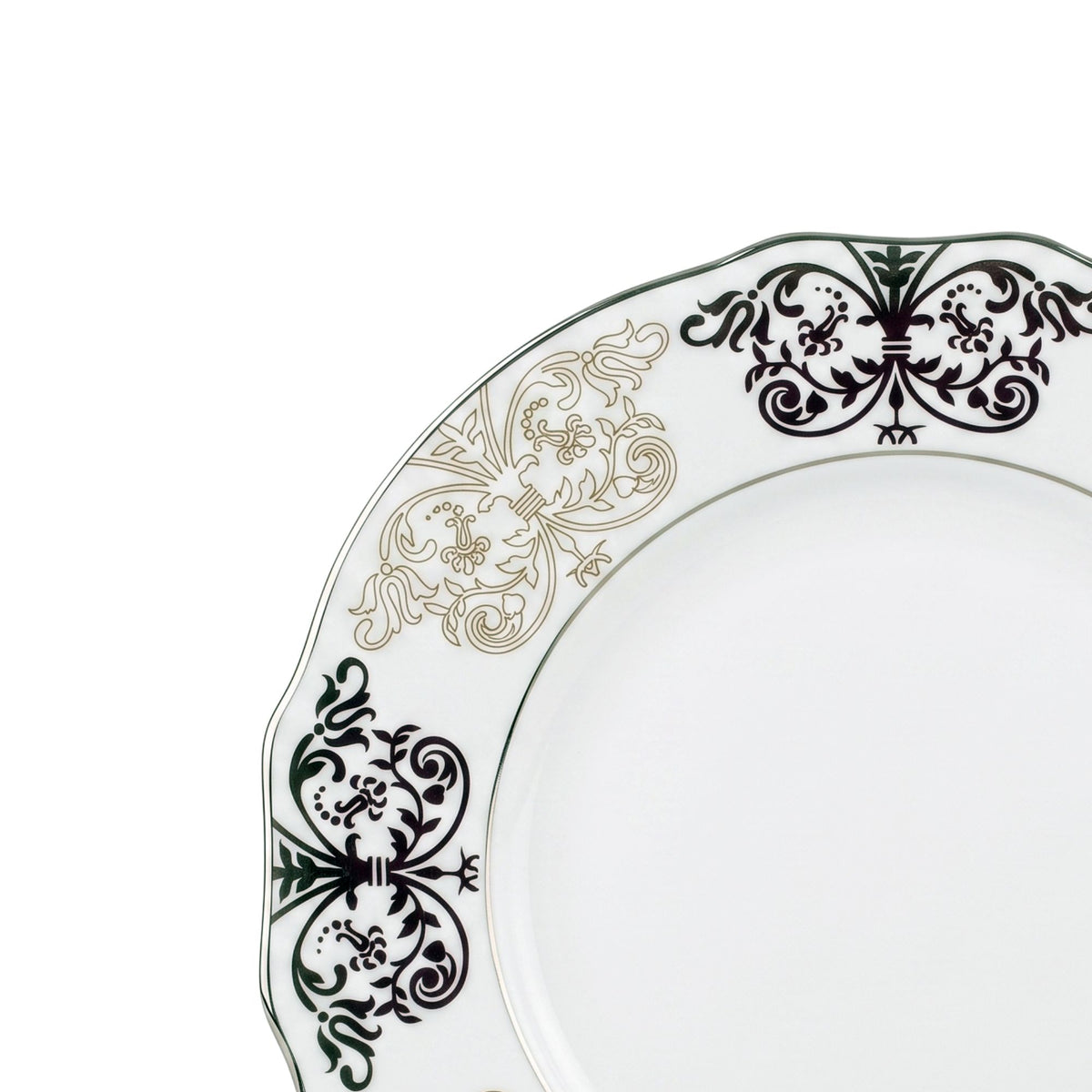 Piatto Frutta argentato Ø 21 cm Designer O. De La Renta Ginori 1735