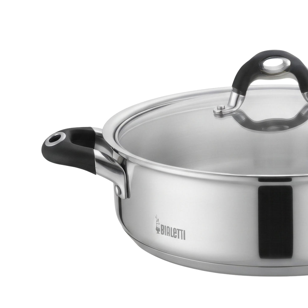 Tegame trilamine con coperchio 28 cm Bialetti Exclusive