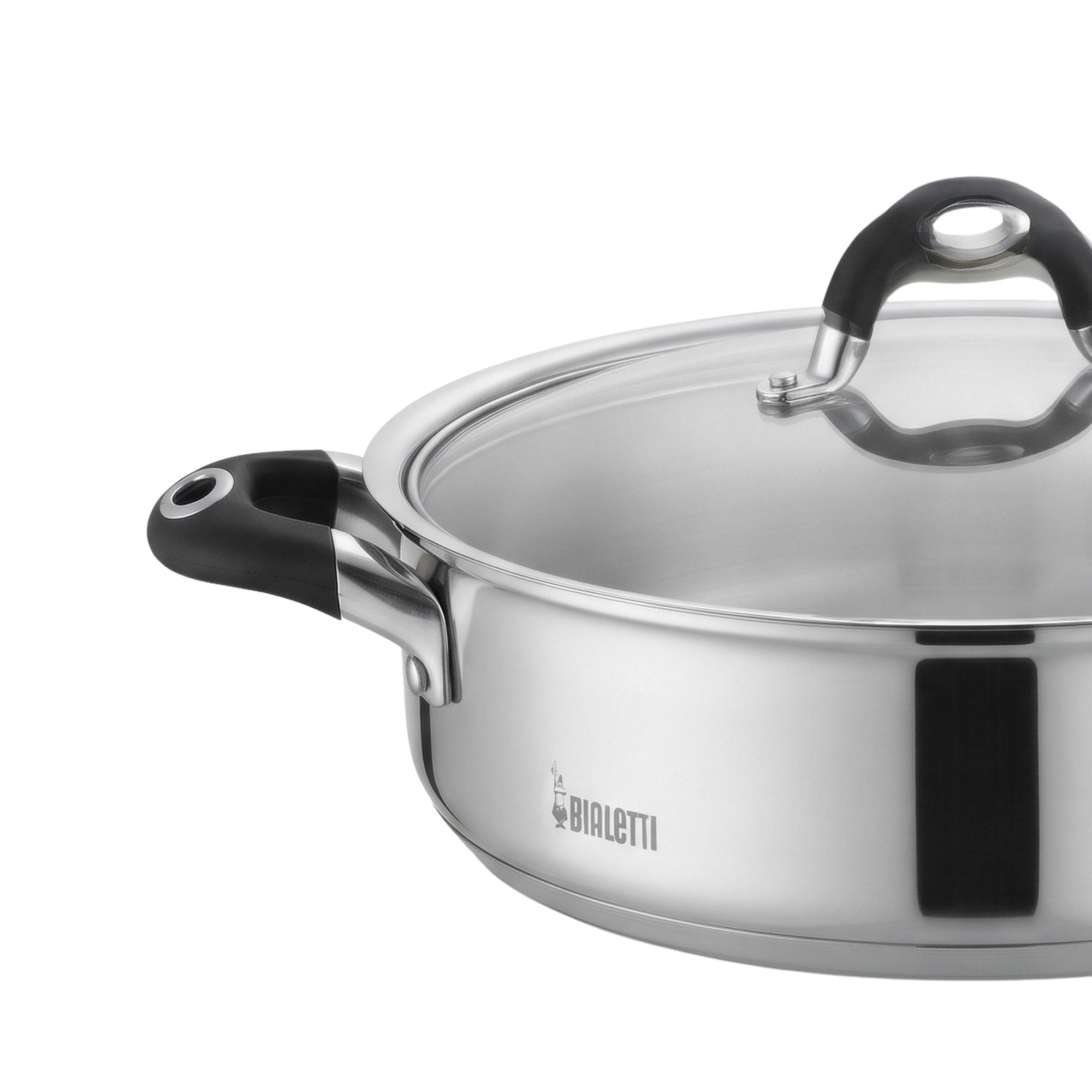 Tegame trilamine con coperchio 28 cm Bialetti Exclusive