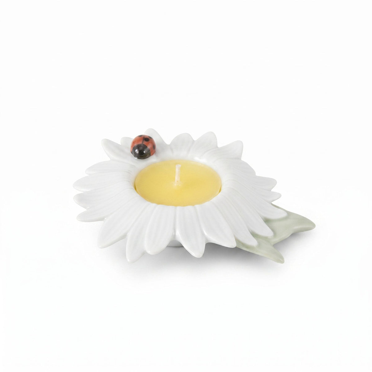Portacandela Margherita in Porcellana con Coccinella Lladro'