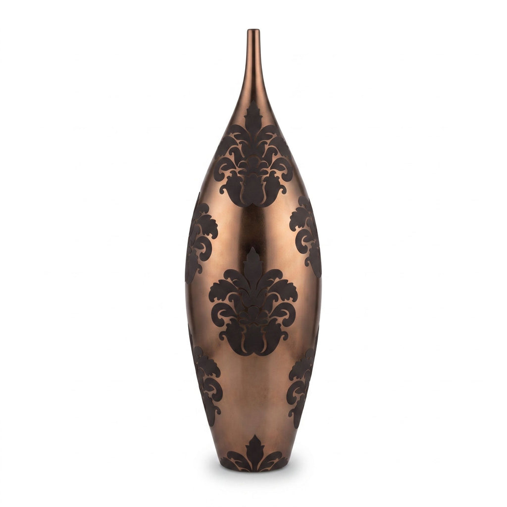 Vaso Decorativo in Ceramica – Collezione Damasco Bronzo Edg