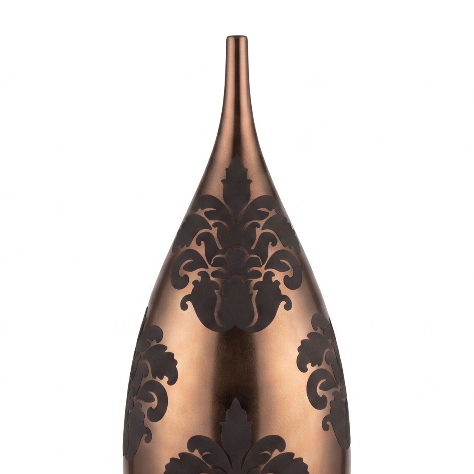 Vaso Decorativo in Ceramica – Collezione Damasco Bronzo Edg