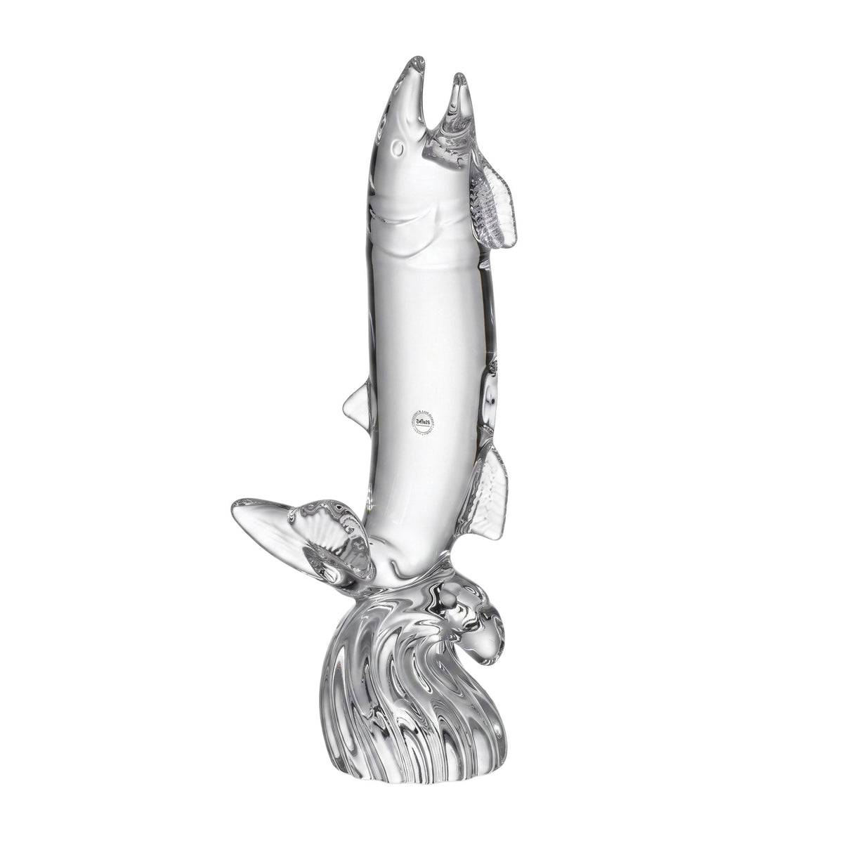 Statua in cristallo Pesce 38 cm Colle Vilca
