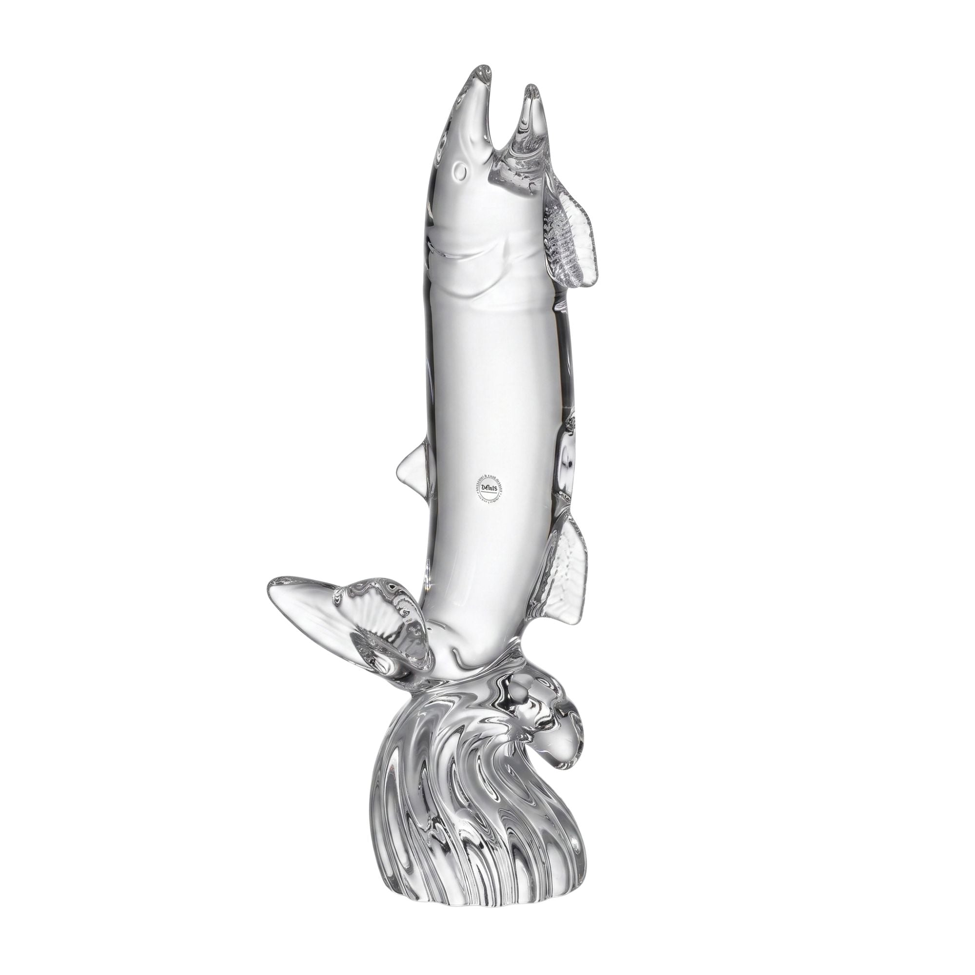 Statua in cristallo Pesce 38 cm Colle Vilca