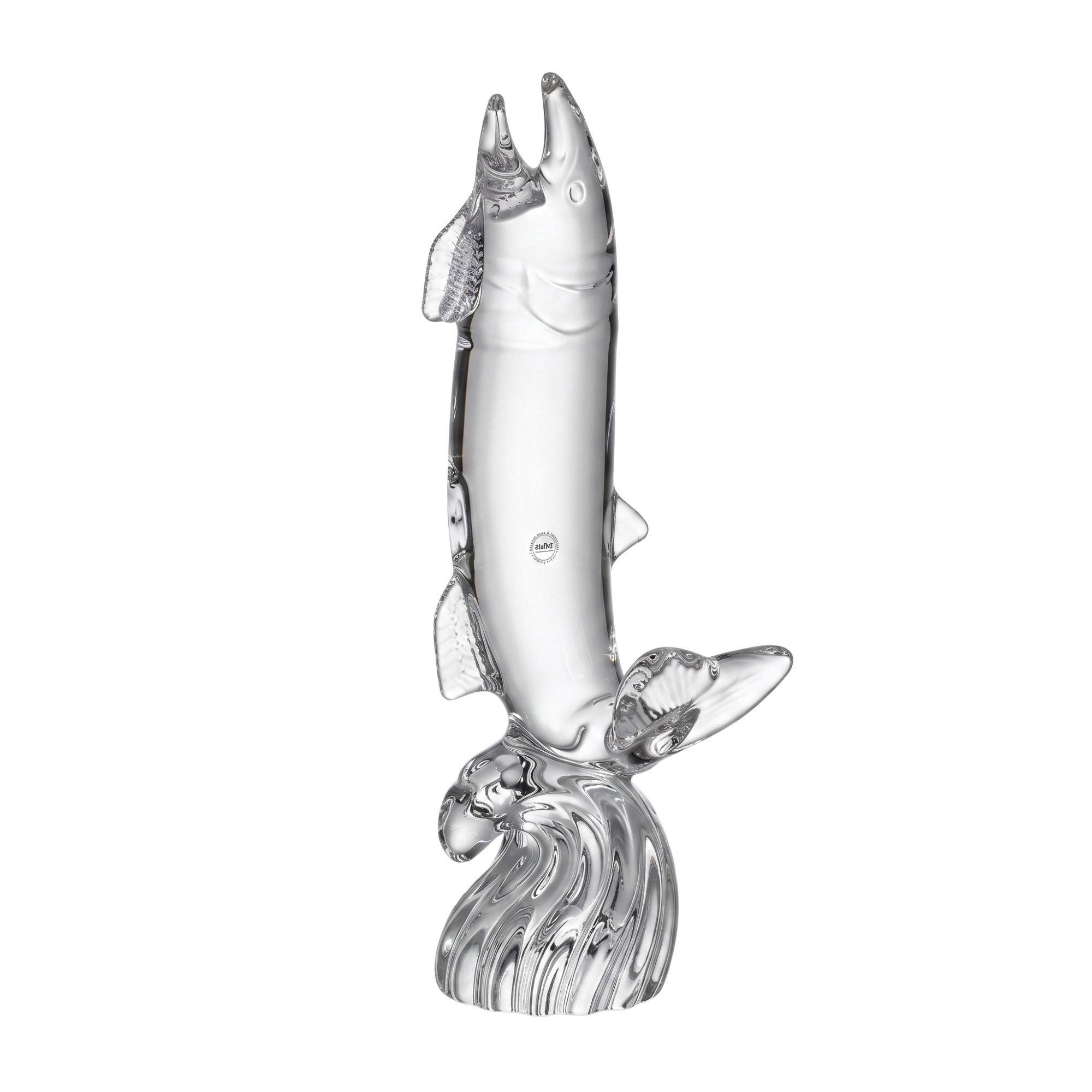 Statua in cristallo Pesce 38 cm Colle Vilca
