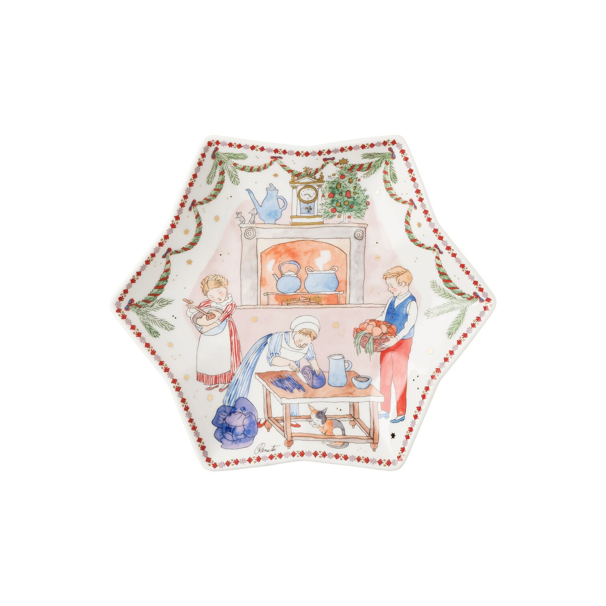 Christmas feast Coppa a stella 24 cm Hutschenreuther