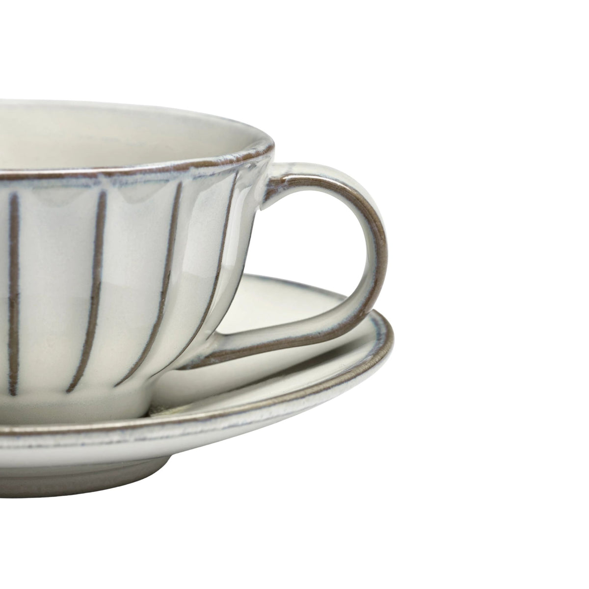 Set of 4 Espresso Cup + Saucer White Inku Serax