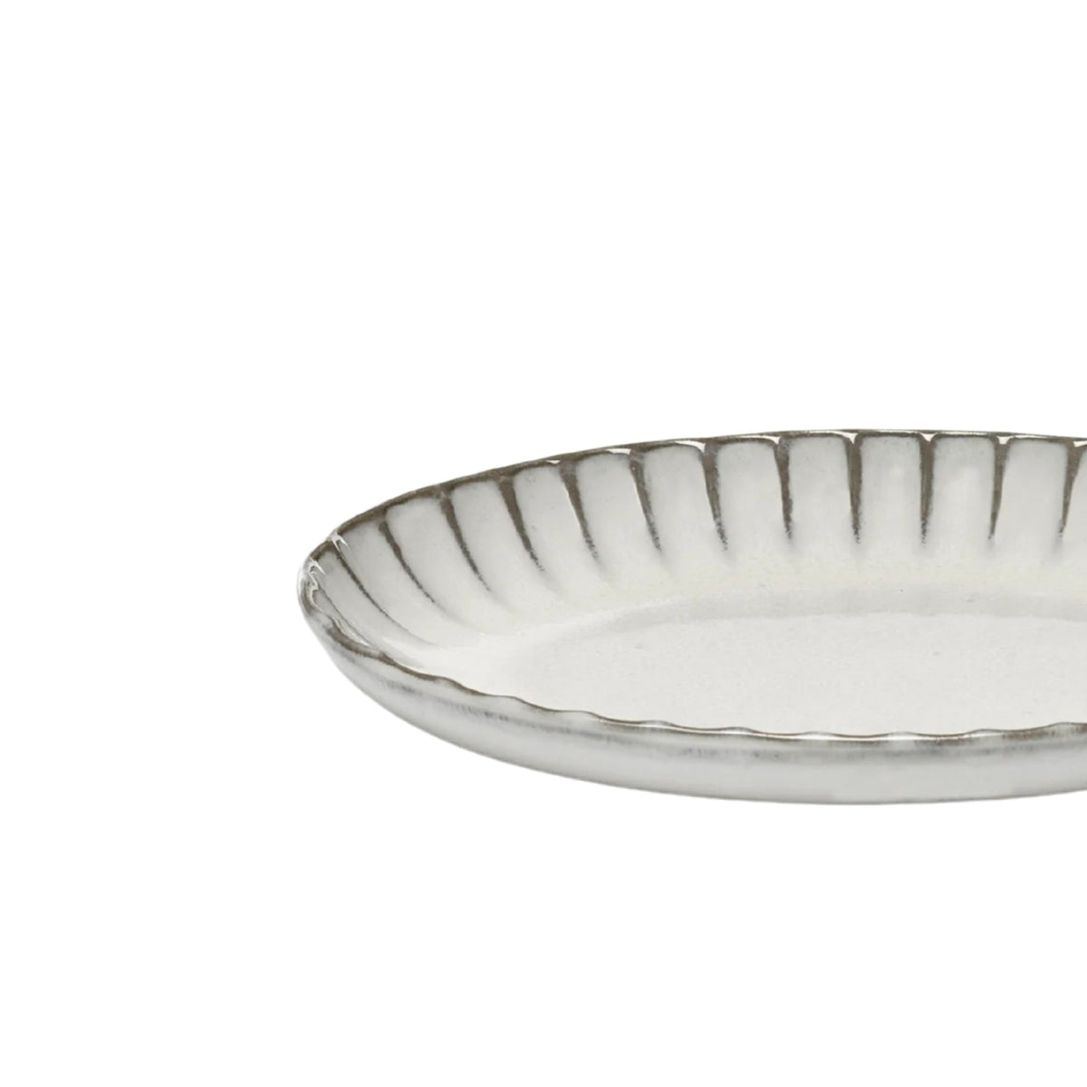 Set of 2 Serving Bowl Oval White Inku Serax
