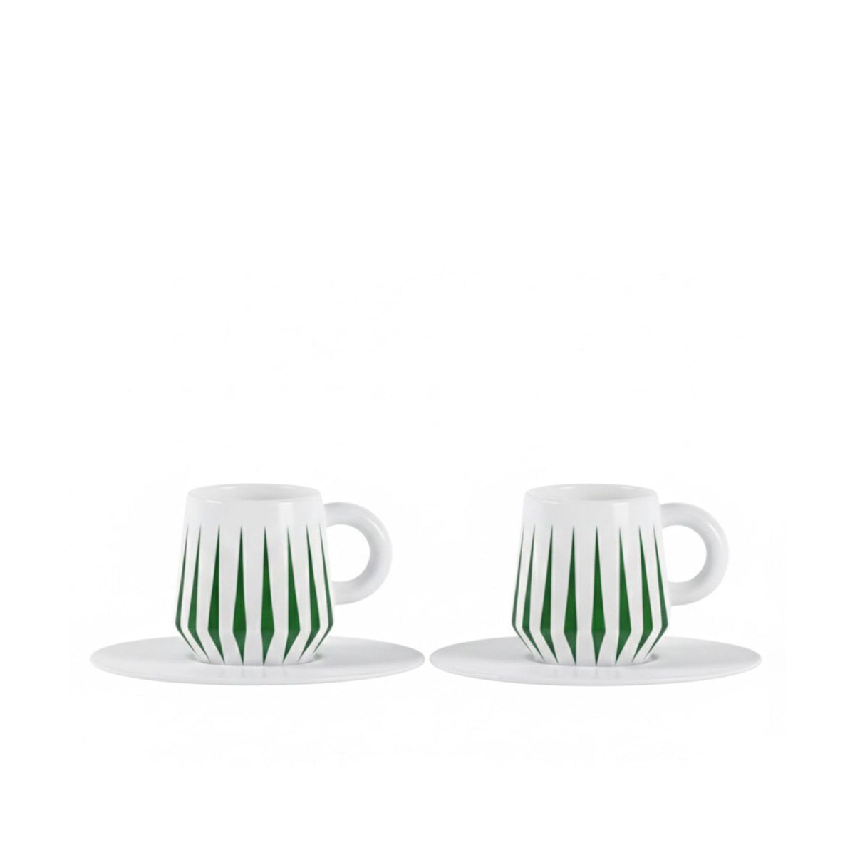 Delight Set di due tazze da caffè con sottotazza Alessi