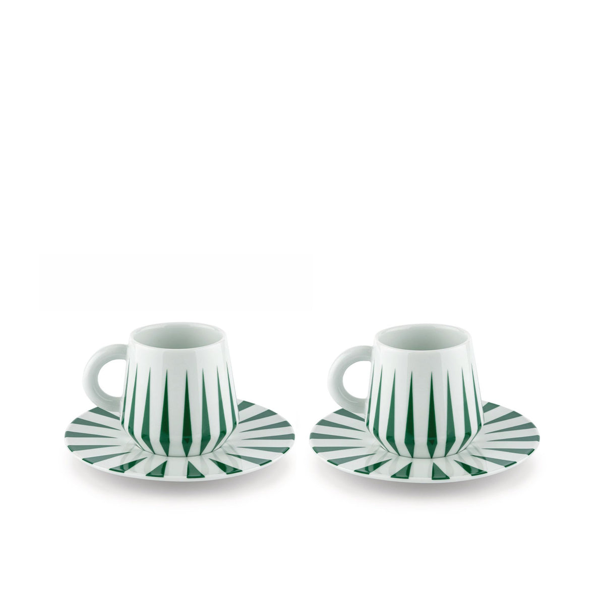 Delight Set di due tazze da caffè con sottotazza Alessi