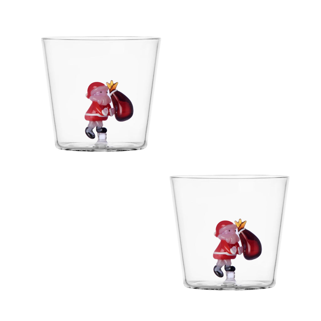 Set 2 Tumbler Babbo Natale Con Sacco Ambra Ichendorf