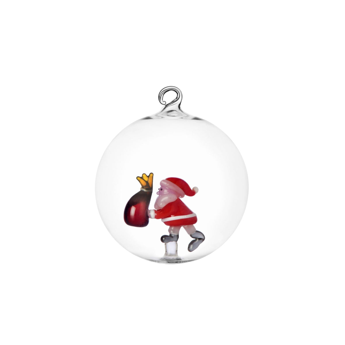 Set 3 Palle Natale Babbo Natale Sul Regalo Ichendorf