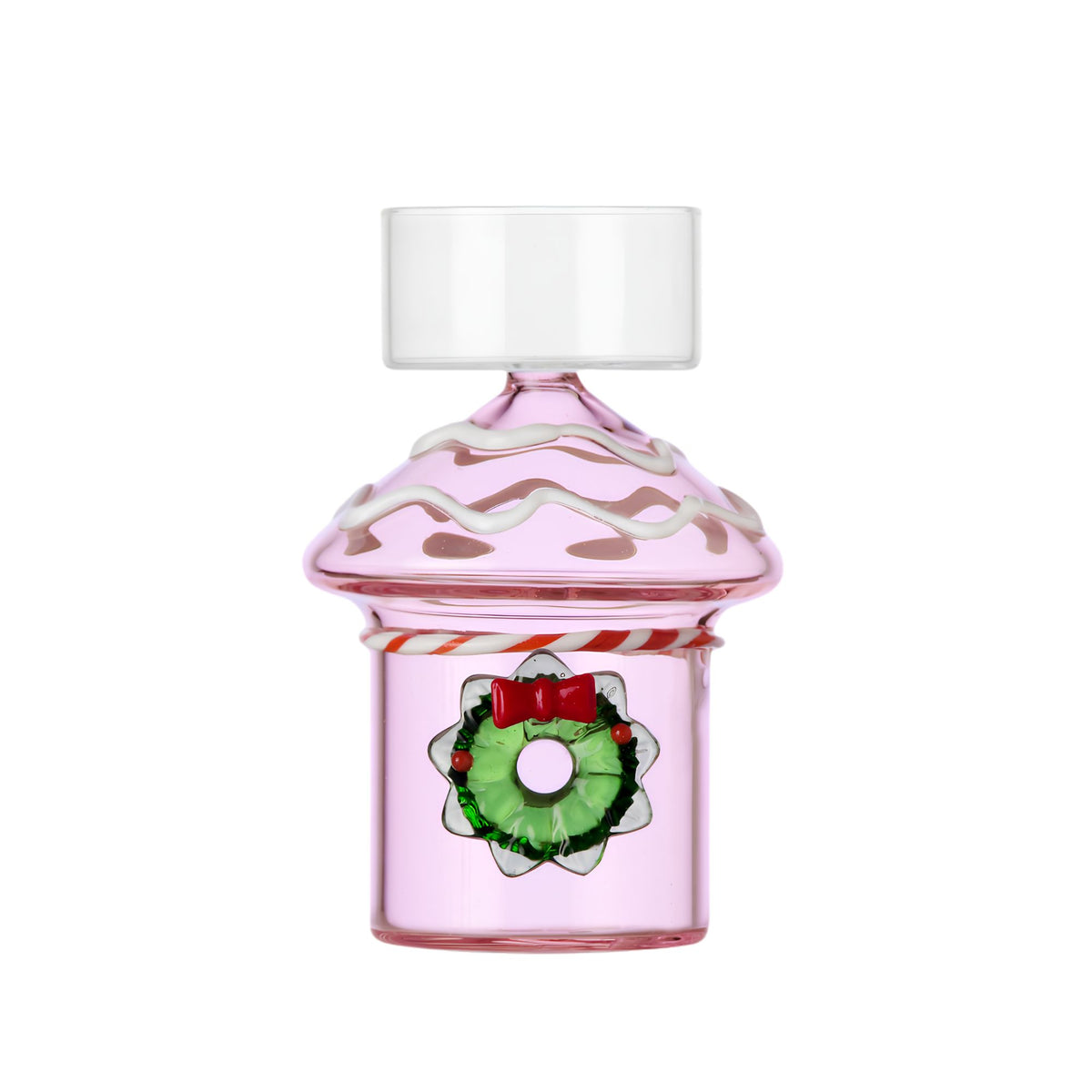 Set 2 Tealight Rosa Con Ghirlanda Ichendorf