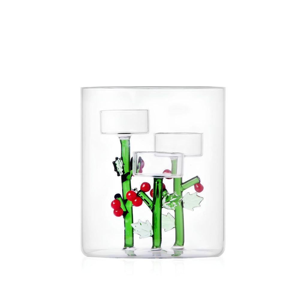 Tealight 3 Candele Con Agrifoglio Ichendorf