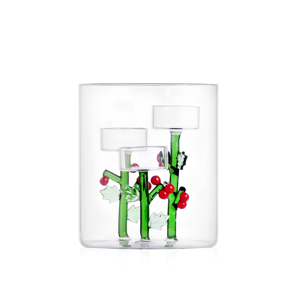 Tealight 3 Candele Con Agrifoglio Ichendorf