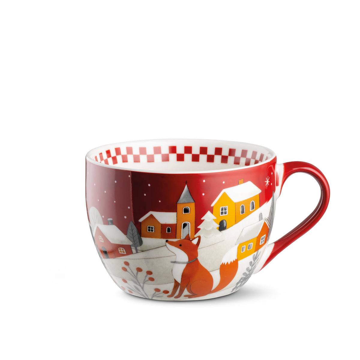 Tazza Colazione Volpe Rosso Natale 2026 Egan
