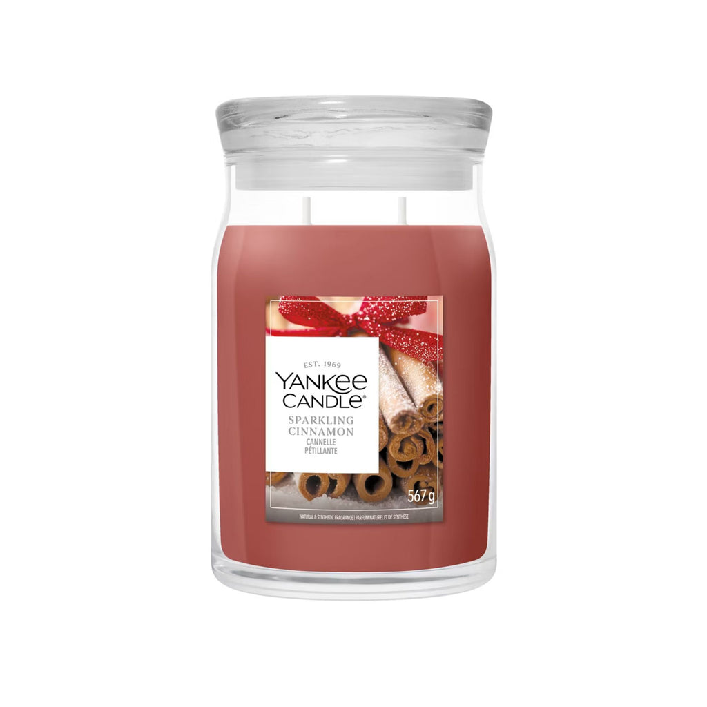 Candela Sparkling Cinnamon 567g Yankee Candle