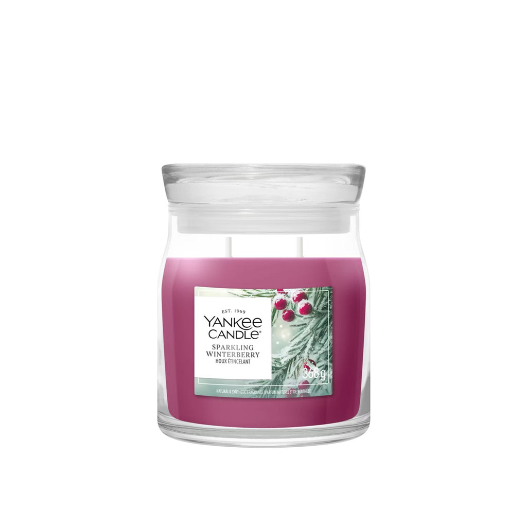 Candela Sparkling Winterberry 368g Yankee Candle