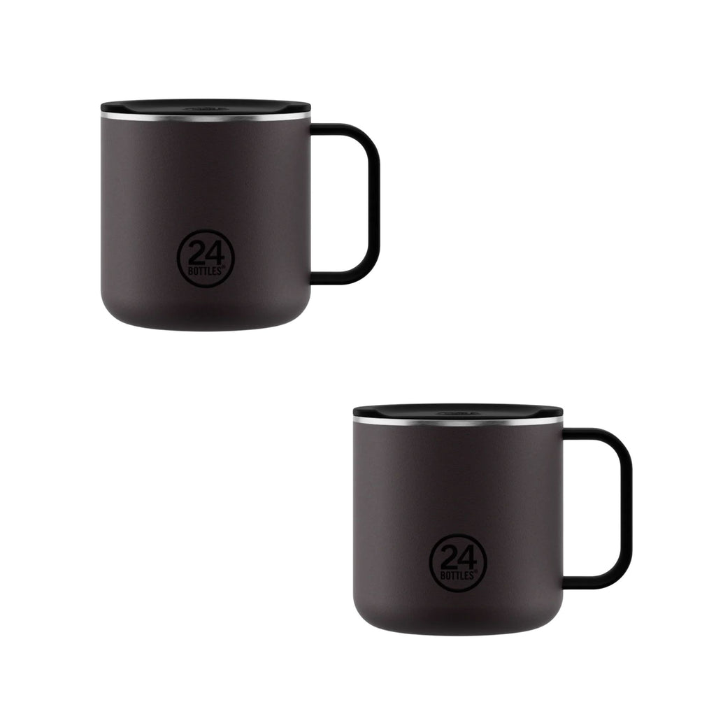 Casa Set 2 Mug Tuxedo Black 24bottles