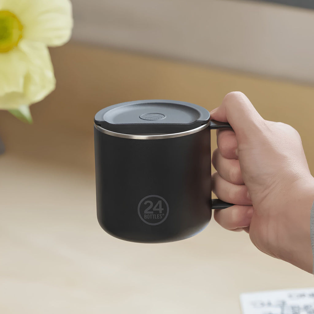 Casa Set 2 Mug Tuxedo Black 24bottles