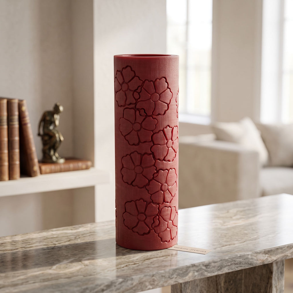 Cylindrical wax vase Edg