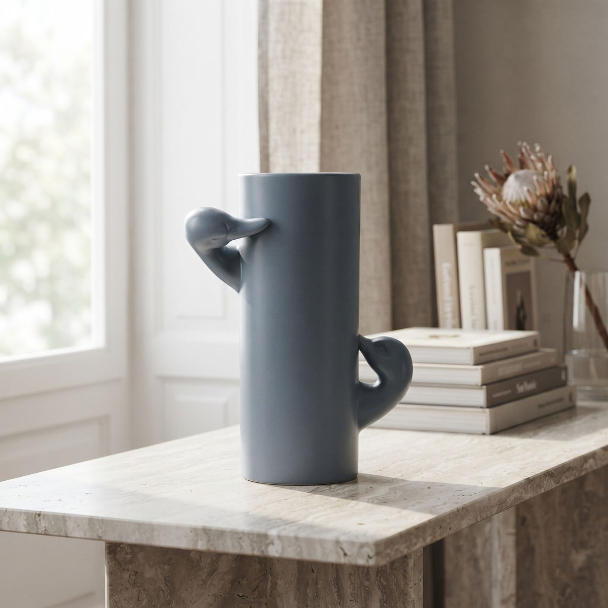 Vaso around blu Rebirth By Ceramiche Ml