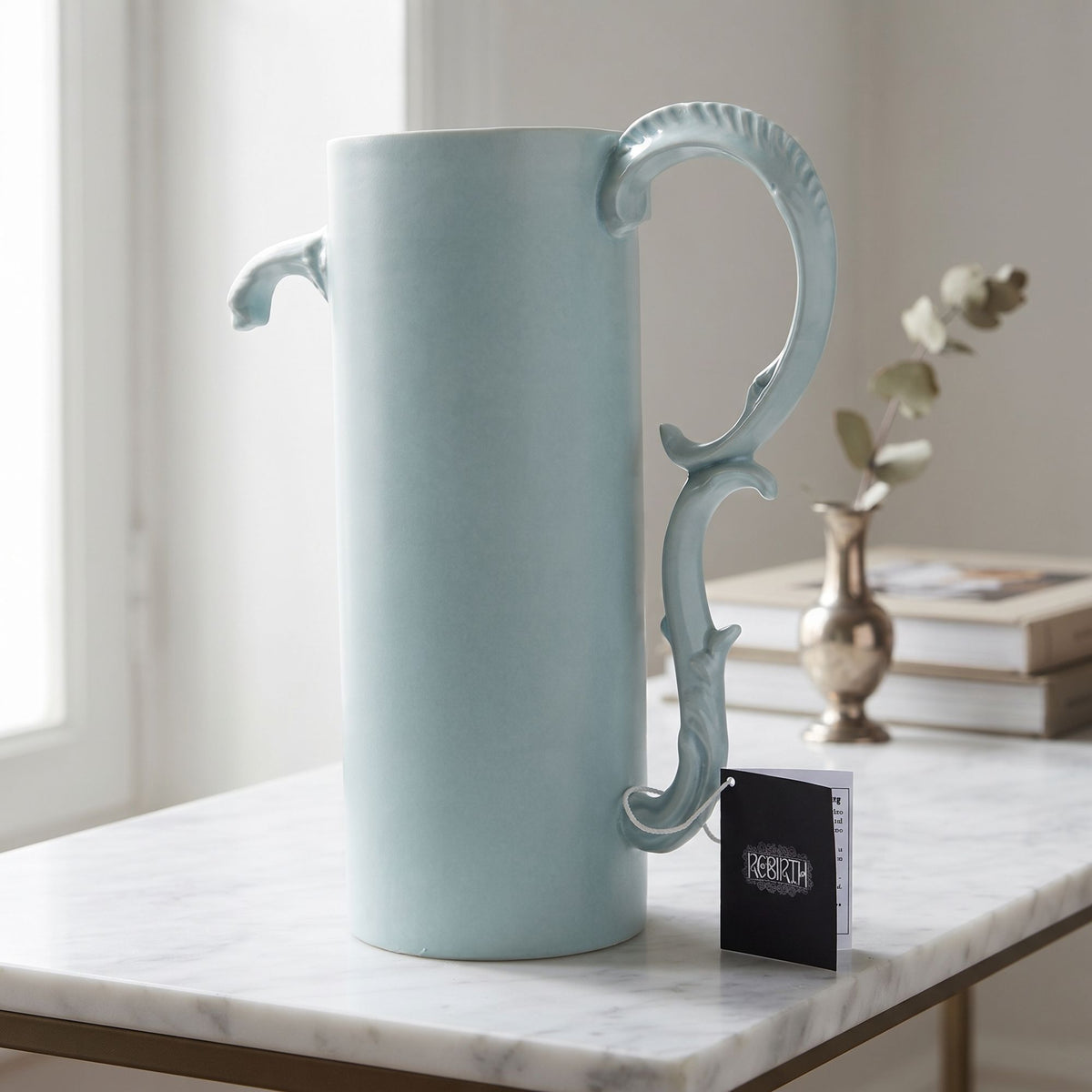 Vaso around acquamarina Rebirth By Ceramiche Ml