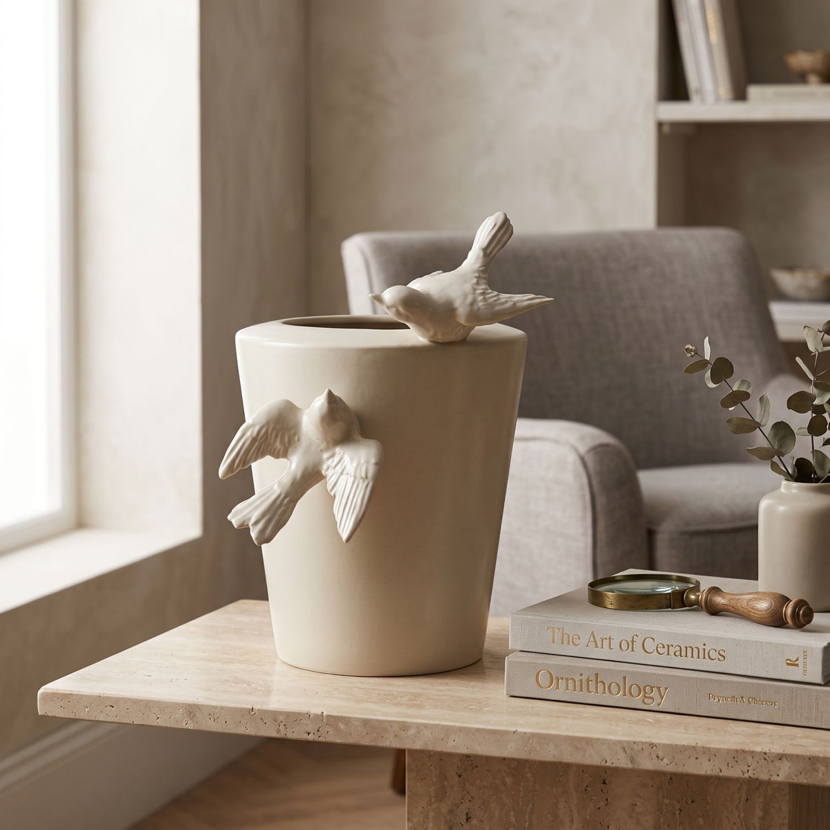 Small bird vase Rebirth By Ceramiche Ml