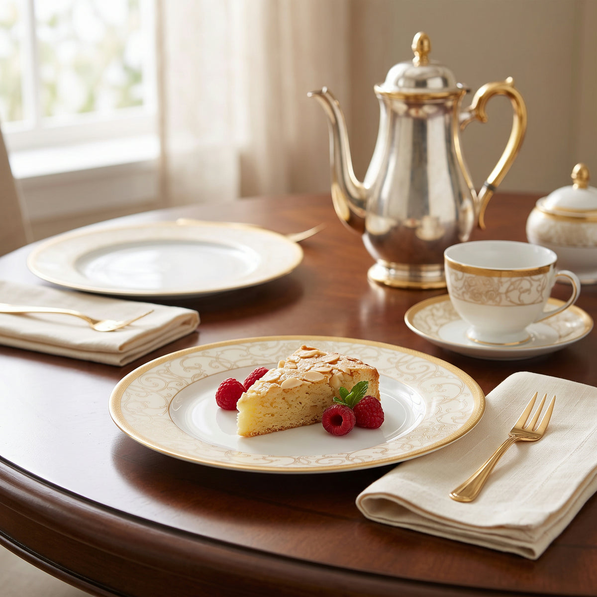 Set 4 Piatti Dessert Celestial Gold Wedgwood