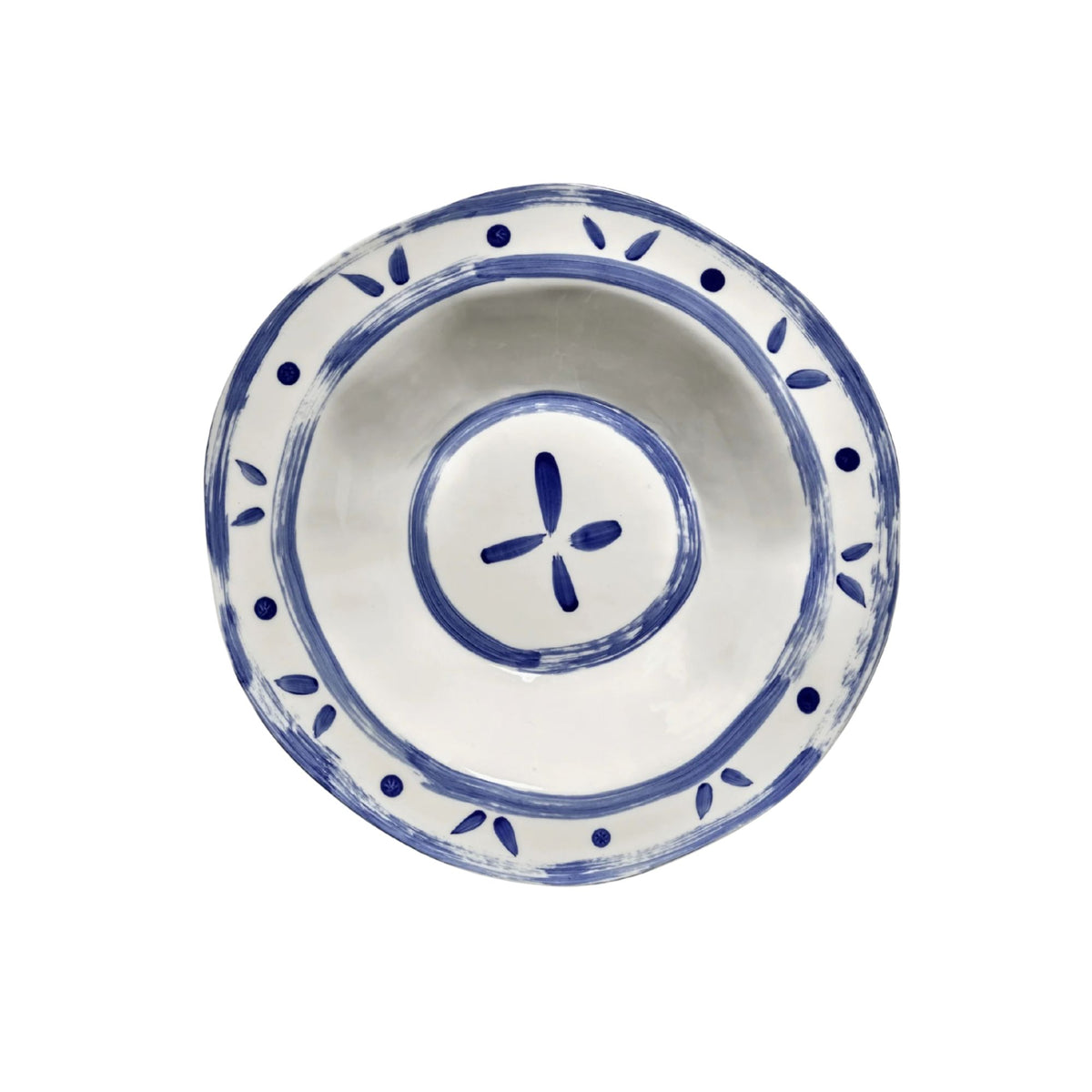 Serving Bowl 02 White Blue Line-up Serax