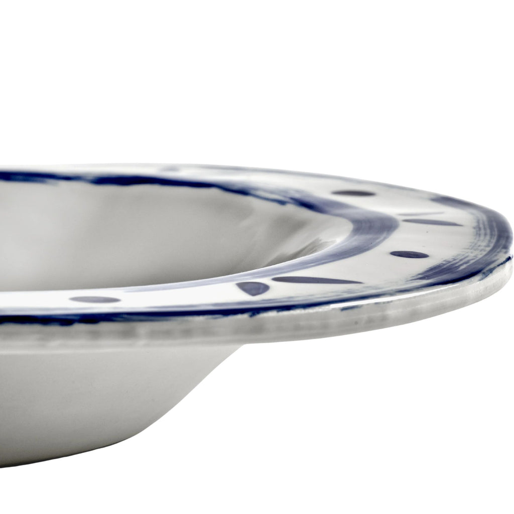 Serving Bowl 02 White Blue Line-up Serax