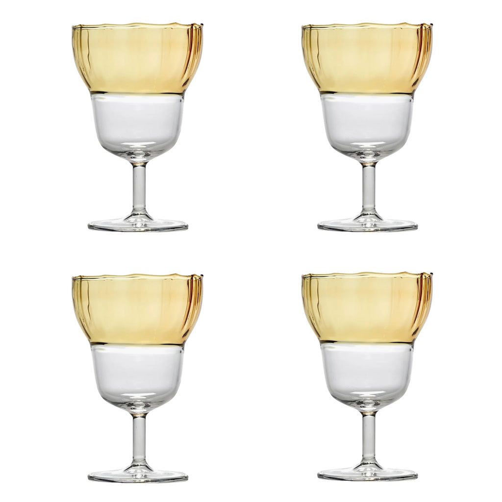 Set 4 Calici Yellow Yam Serax